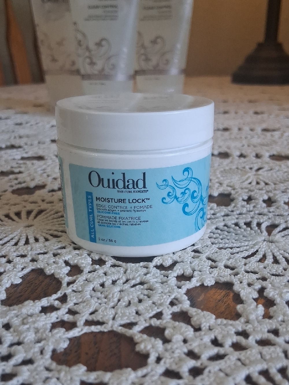 Ouidad Moisture Lock Edge Control Pomade New